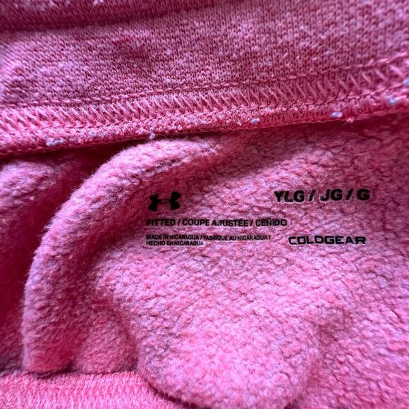 UNDERARMOUR x Womens or Youth Juniors Pink Peach Joggers Size YLG - Picture 4 of 8